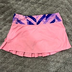 Girls Ivivva tennis skirt, Size 7